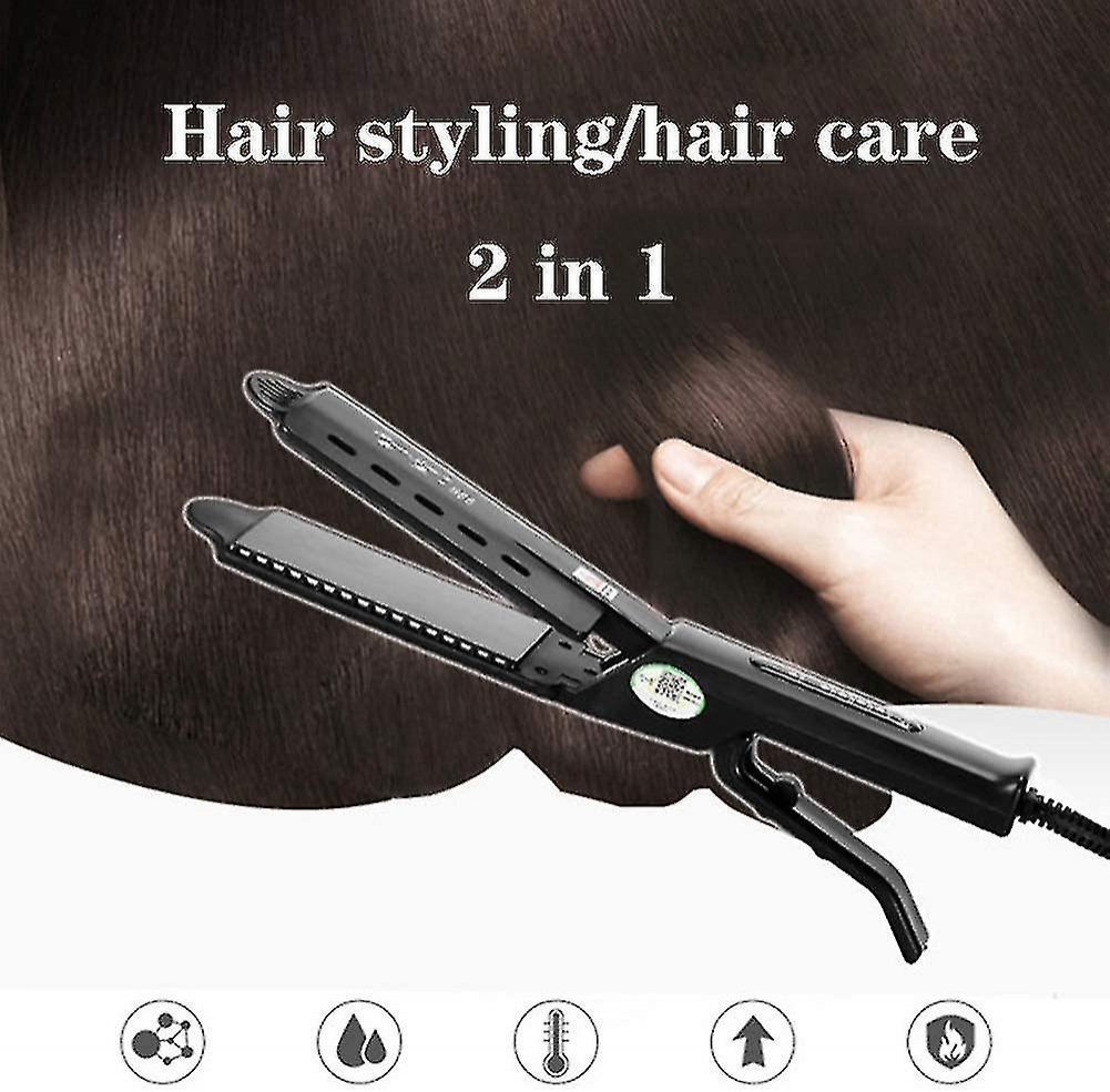 Foto 3 pulgar | Plancha De Pelo Huoguo Professional Wet/dry Steam Black - Venta Internacional.