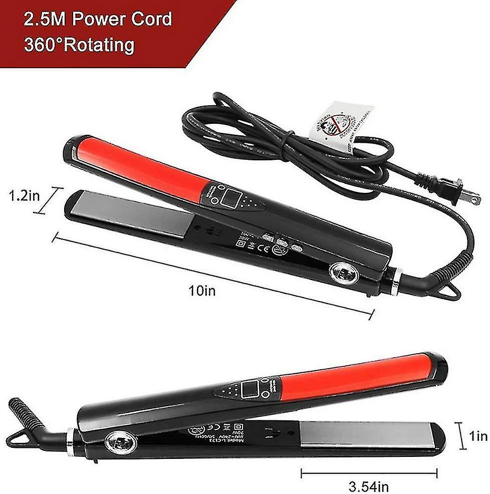 Foto 6 pulgar | Planchas De Pelo Huoguo 2 En 1 De Iones Negativos Con Pantalla Led - Venta Internacional.