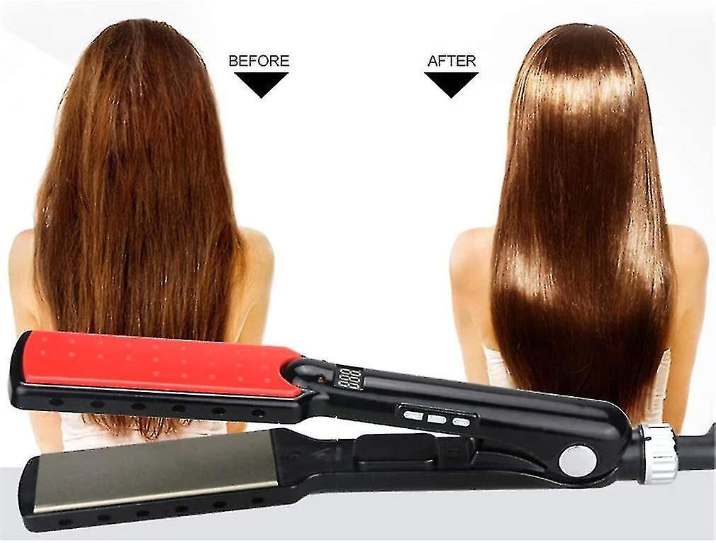 Foto 6 pulgar | Plancha De Pelo Huoguo  Aleación De Titanio En Forma De 7  Calentamiento Rápido - Venta Internacional.