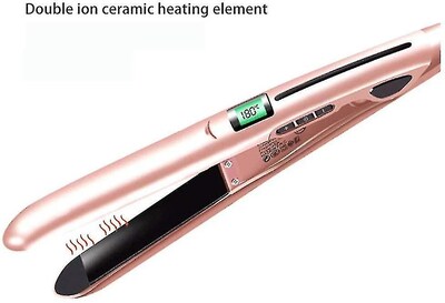 Foto 5 | Plancha De Pelo Huoguo Mini Para Cabello Húmedo Y Seco Con Pantalla Lcd - Venta Internacional.