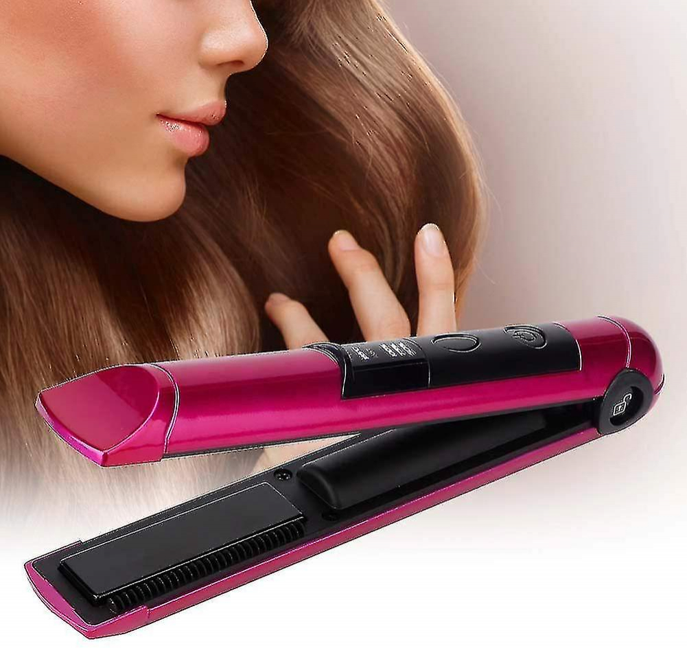 Foto 5 | Plancha De Pelo Huoguo Recargable Inalámbrica 2 En 1 Negra - Venta Internacional.