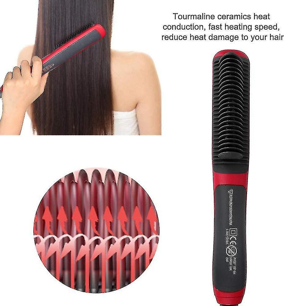 Foto 4 | Cepillo Alisador De Pelo Huoguo Professional Ceramic 2 En 1 - Venta Internacional.