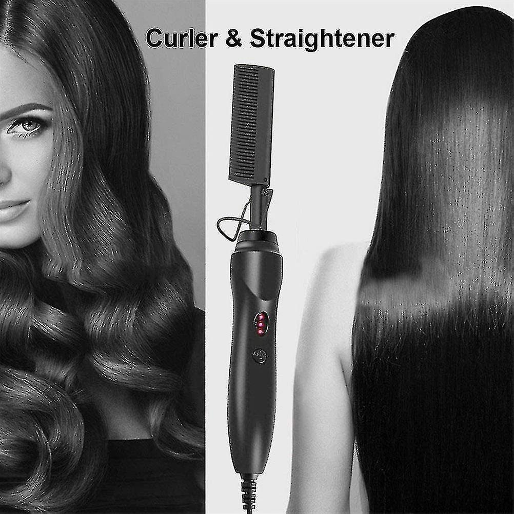 Foto 3 pulgar | Plancha Alisadora Eléctrica Hot Comb 2 En 1 Para Cabello Y Pelucas - Venta Internacional.