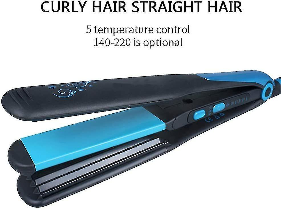 Foto 3 pulgar | Plancha De Pelo Huoguo Ion Curling Rod Corn Electric Blue - Venta Internacional.