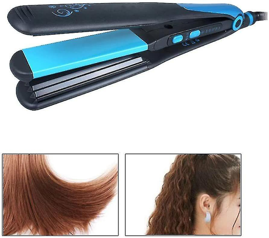 Foto 5 pulgar | Plancha De Pelo Huoguo Ion Curling Rod Corn Electric Blue - Venta Internacional.