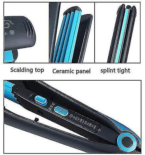 Foto 6 pulgar | Plancha De Pelo Huoguo Ion Curling Rod Corn Electric Blue - Venta Internacional.