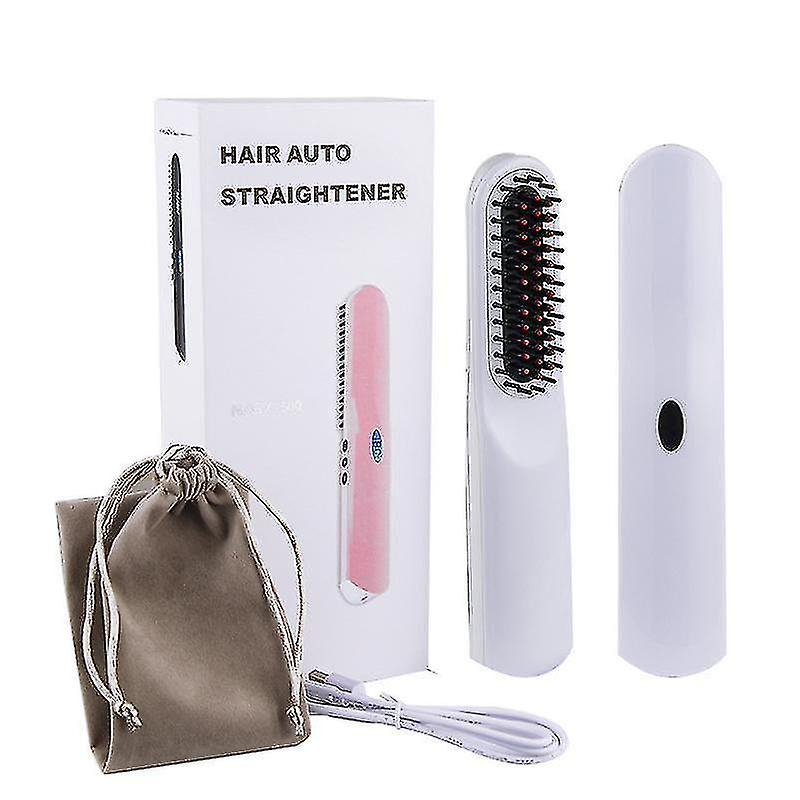 Foto 6 pulgar | Plancha De Pelo Huoguo Usb Con Carga Inalámbrica  Cerámica  Negra - Venta Internacional.