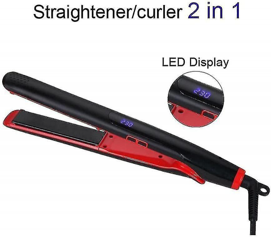 Foto 6 pulgar | Alisador De Pelo Y Rizador De Pelo De Doble Uso Con Pantalla Led - Venta Internacional.