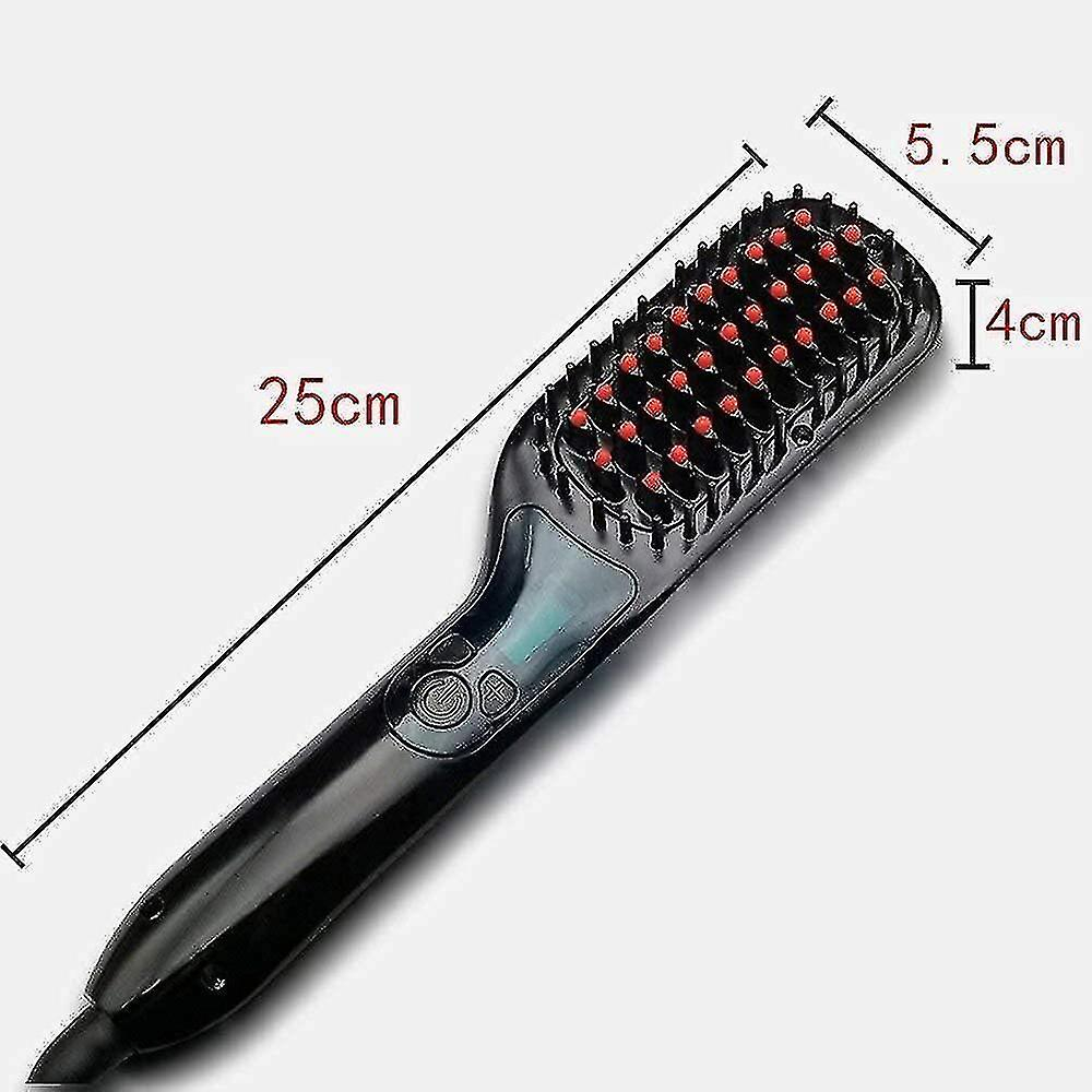 Foto 3 pulgar | Cepillo De Cerámica Con Pantalla Lcd Huoguo Para Alisar El Cabello  Color Morado - Venta Internacional.