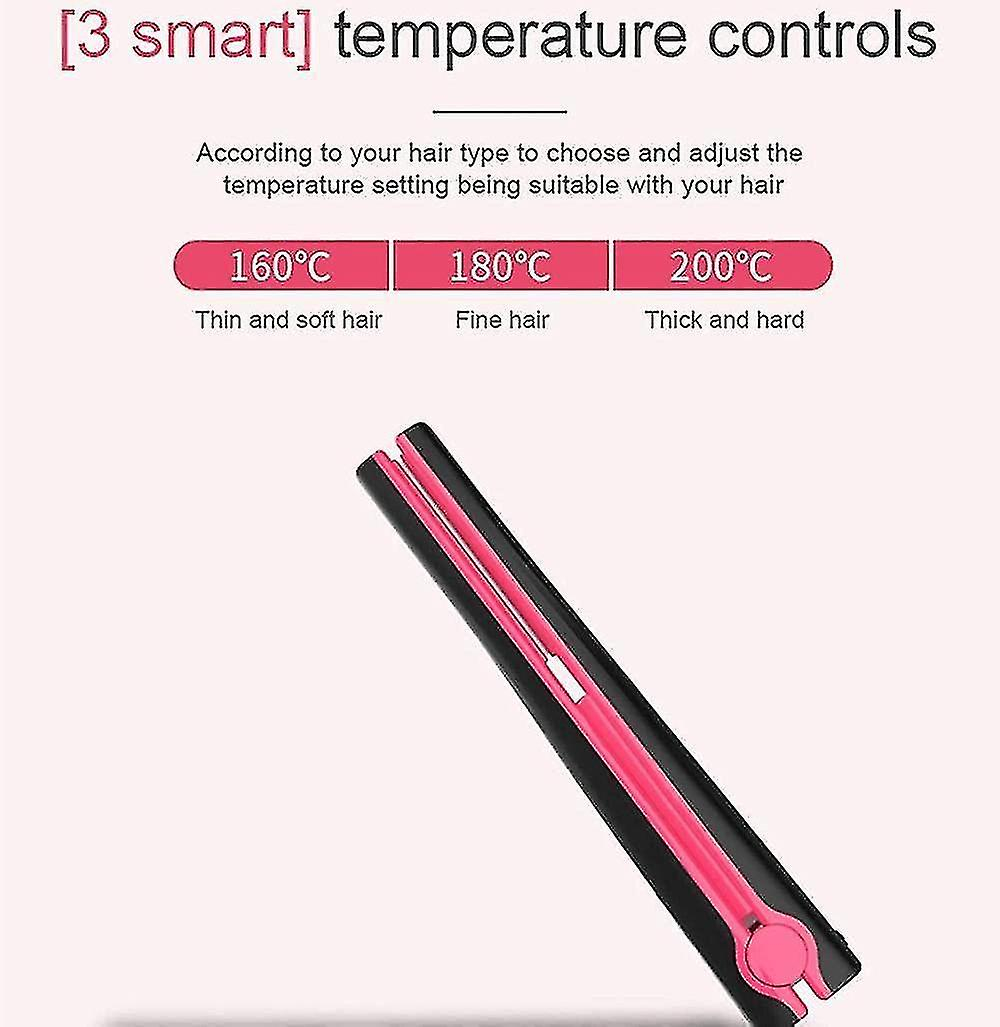 Foto 4 pulgar | Plancha De Pelo Huoguo Mini Usb Recargable Inalámbrica - Venta Internacional.