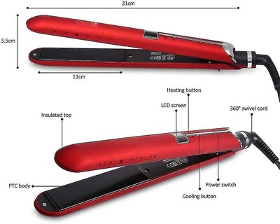 Foto 5 | Plancha De Pelo Con Revestimiento Cerámico De Cristal Líquido Huoguo - Venta Internacional.