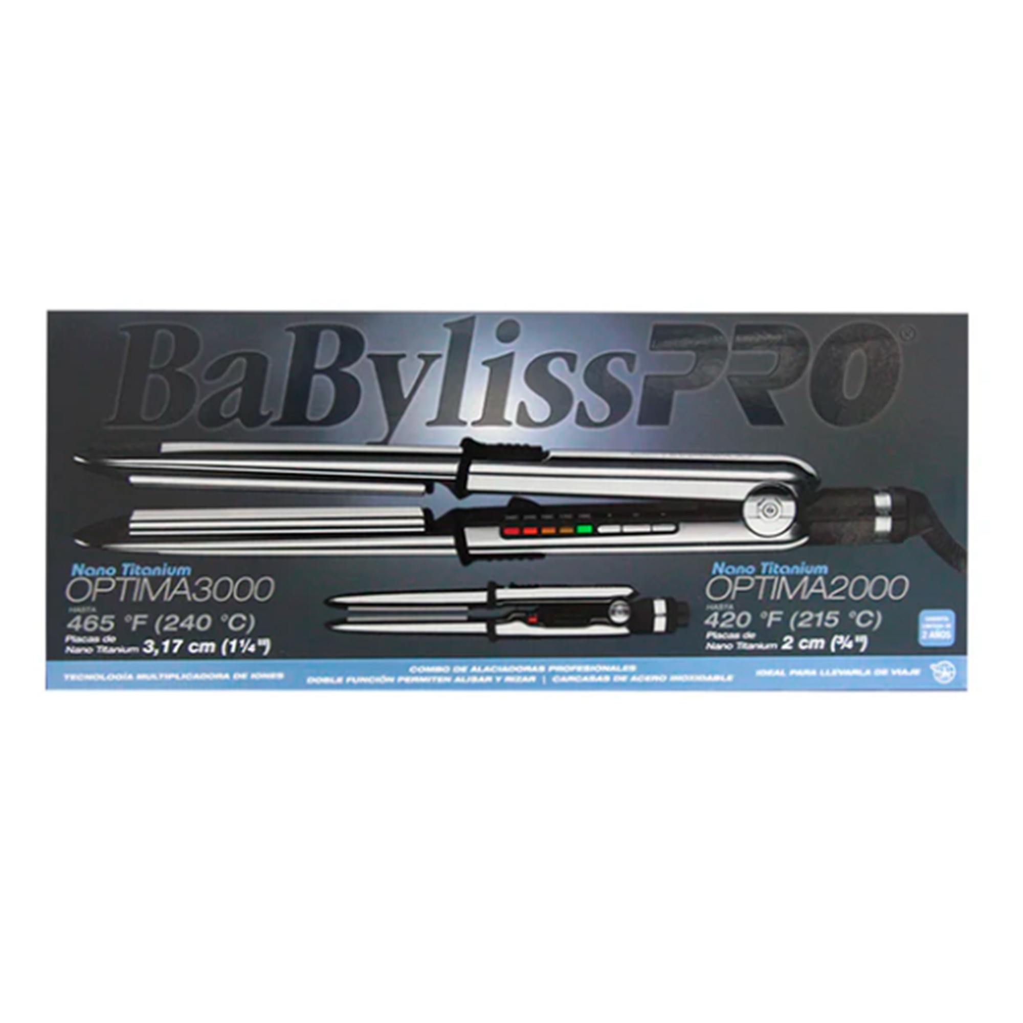 Foto 6 | Combo De Alaciadoras Optima 3000 Y Optima 2000 Babyliss