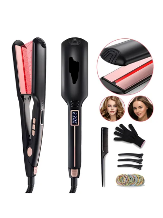 Foto 1 | Planchas De Cabello Profesional Infrarrojos Cerámica Alaciadoa Plachas Extras Anchas De 2 2 Pulgadas 26 Temperaturas