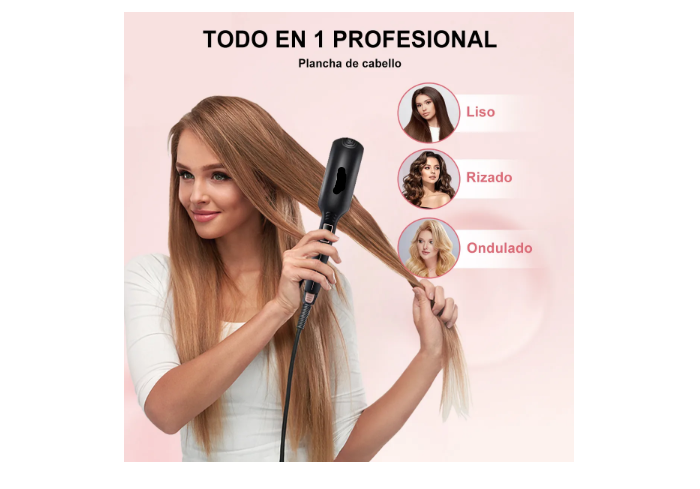 Foto 3 pulgar | Planchas De Cabello Profesional Infrarrojos Cerámica Alaciadoa Plachas Extras Anchas De 2 2 Pulgadas 26 Temperaturas