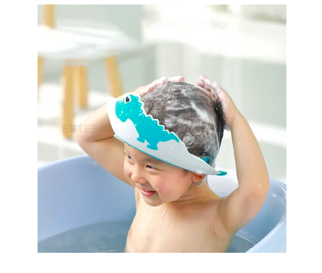 Foto 5 pulgar | Gorro De Ducha Para Bebé Ajustable Proteger Gorro De Champú