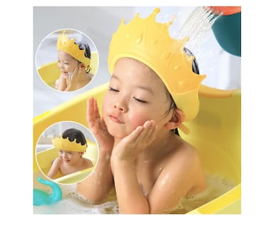 Foto 4 | Gorro De Ducha Ajustable Xtellar Para Proteger Ojos Y Oídos Del Bebé