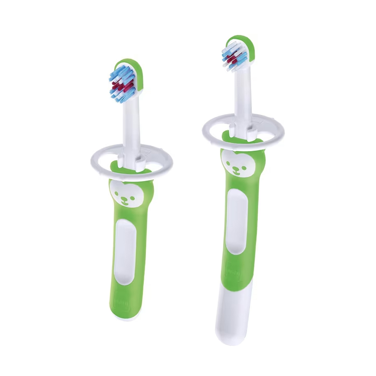 Foto 2 pulgar | Cepillo De Dientes Mam Baby Learn To Brush 2pz Verde