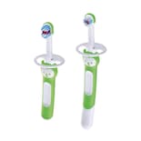Cepillo De Dientes Mam Baby Learn To Brush 2pz Verde