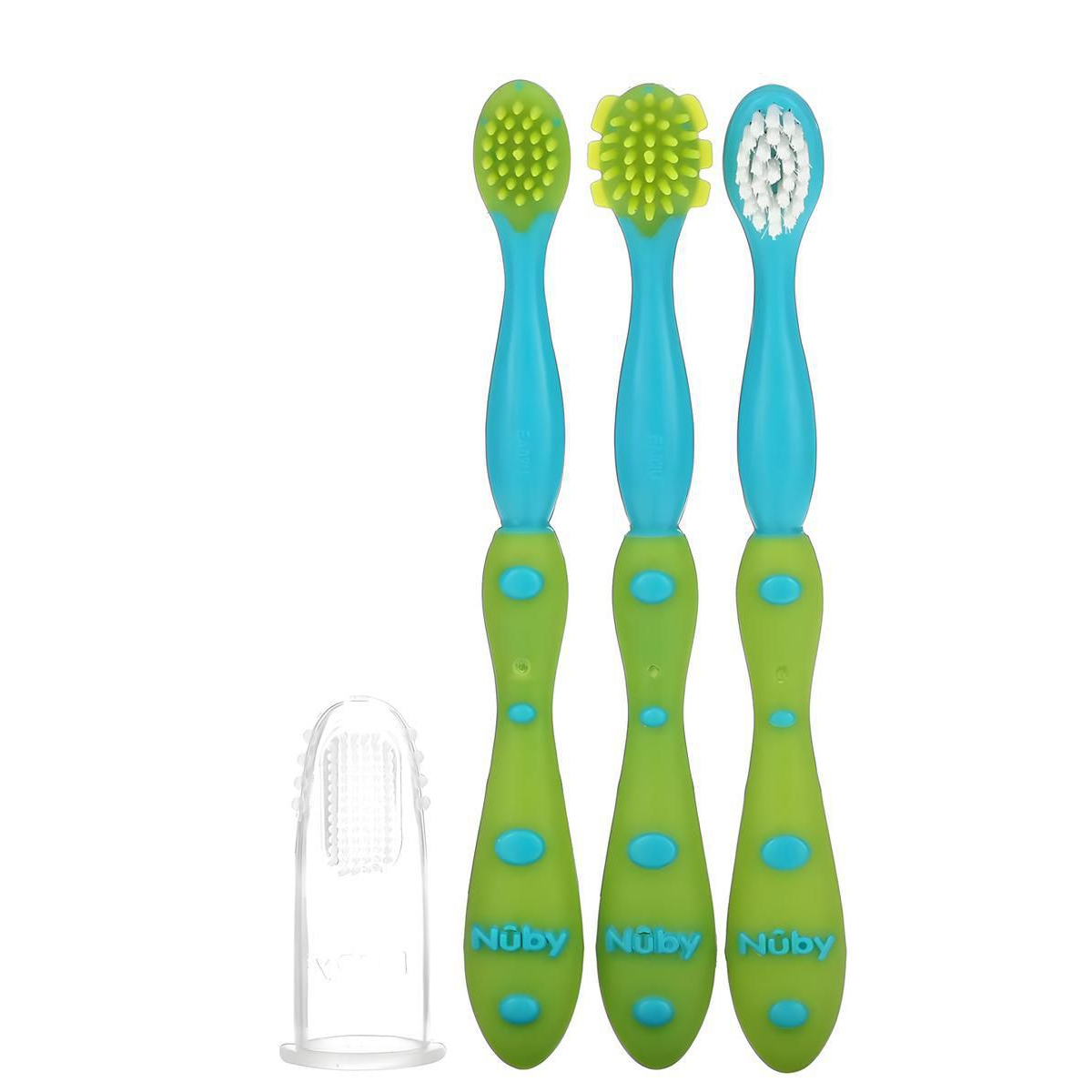 Set Cepillo Oral 4 Etapas Dr. Talbots Azul Verde