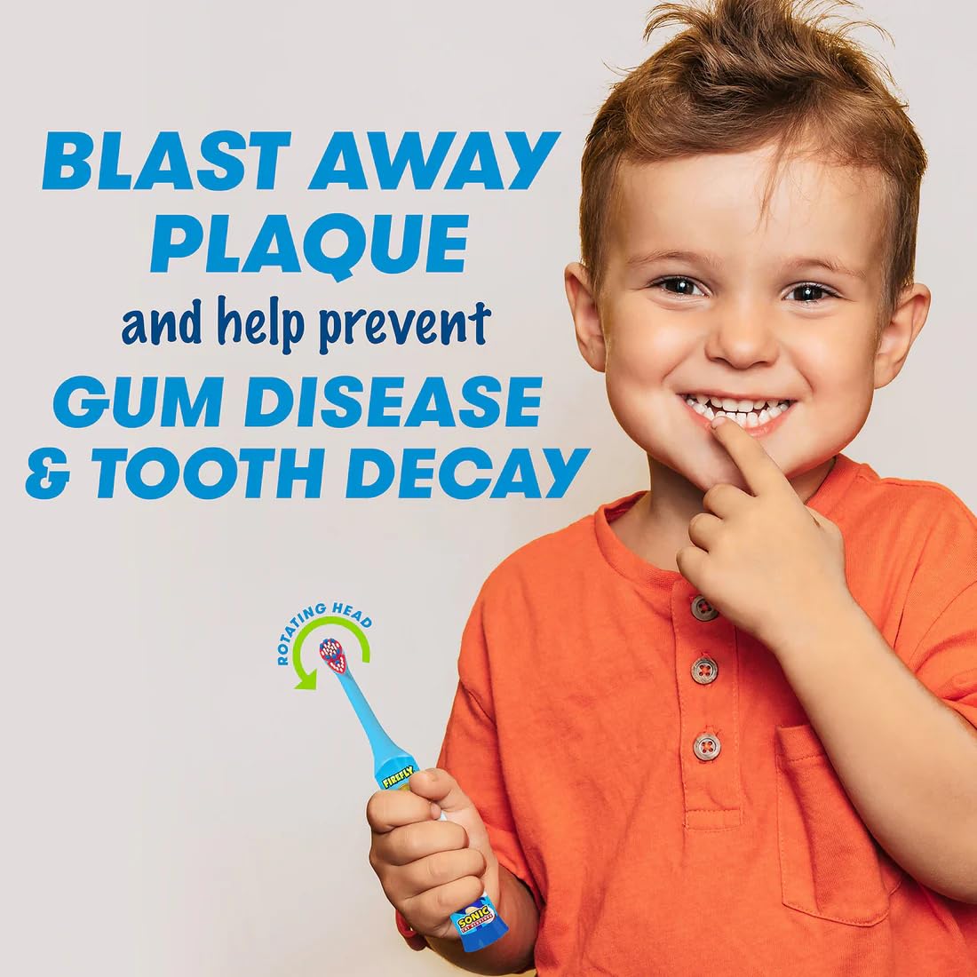 Foto 4 pulgar | Cepillo de Dientes Firefly Clean N' Protect Sonic The Hedgehog 3+ - Venta Internacional