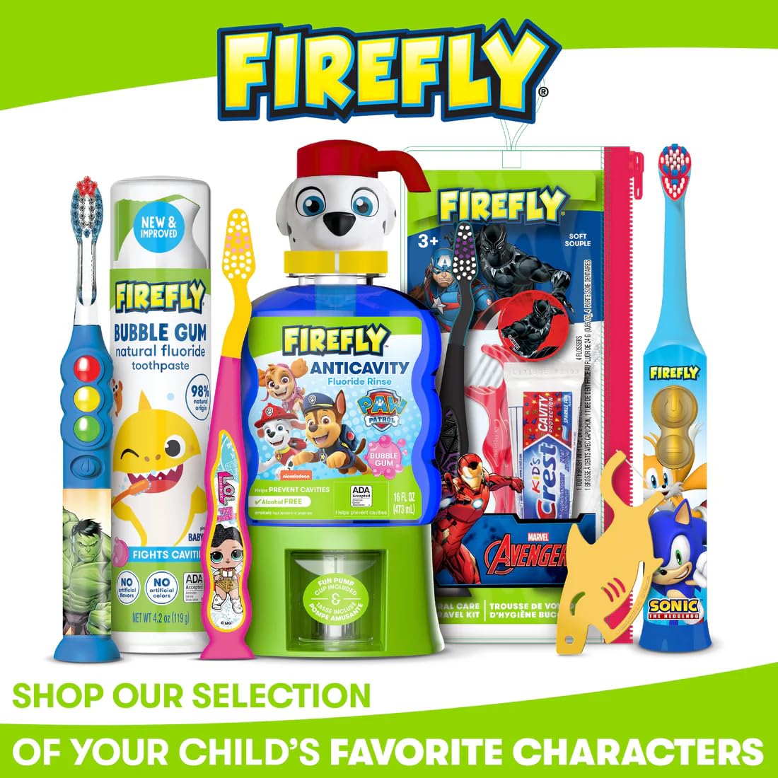 Foto 7 pulgar | Cepillo de Dientes Firefly Clean N' Protect Sonic The Hedgehog 3+ - Venta Internacional