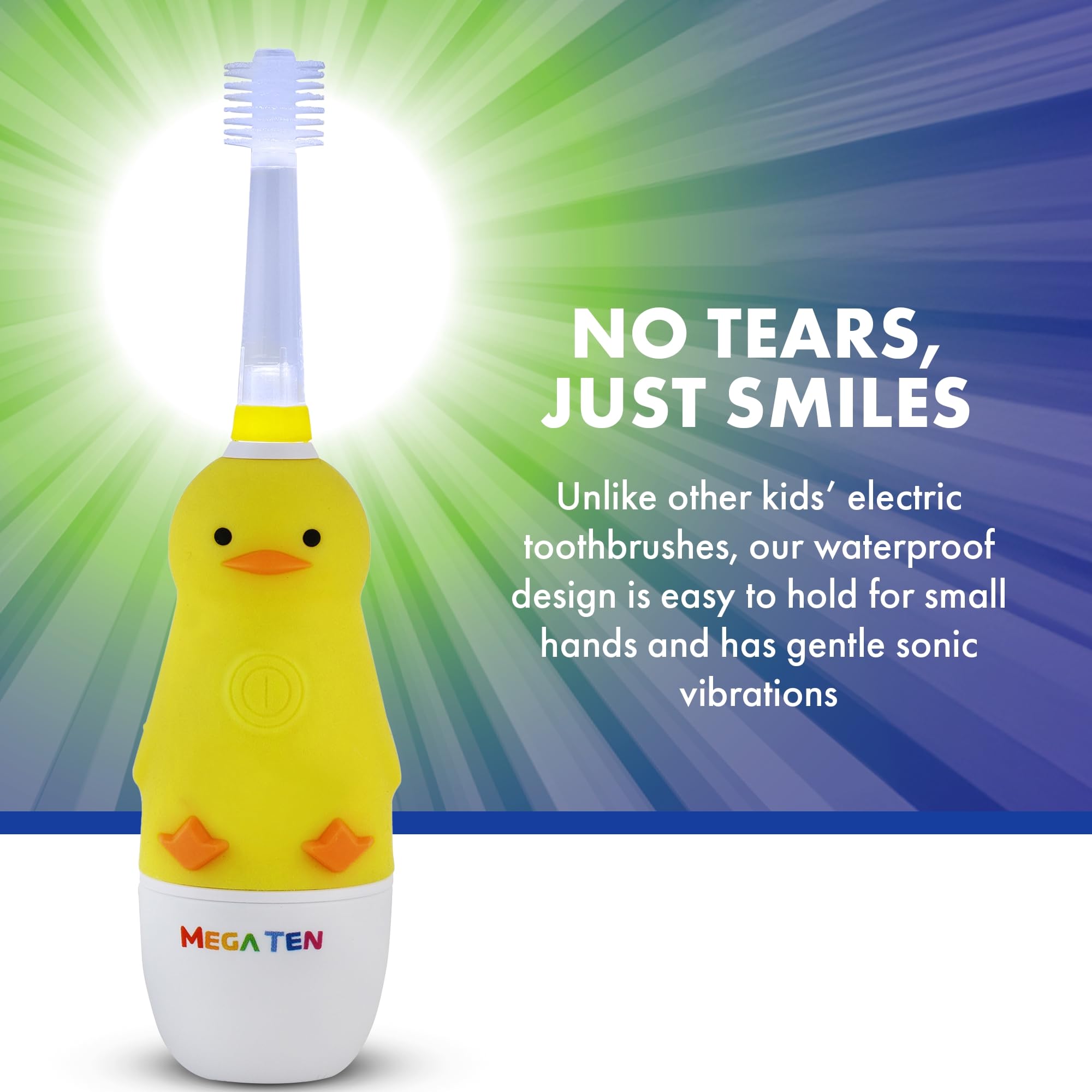 Foto 3 pulgar | Cepillo De Dientes Eléctrico Brilliant Oral Care Kids Sonic Duck 3+ - Venta Internacional.