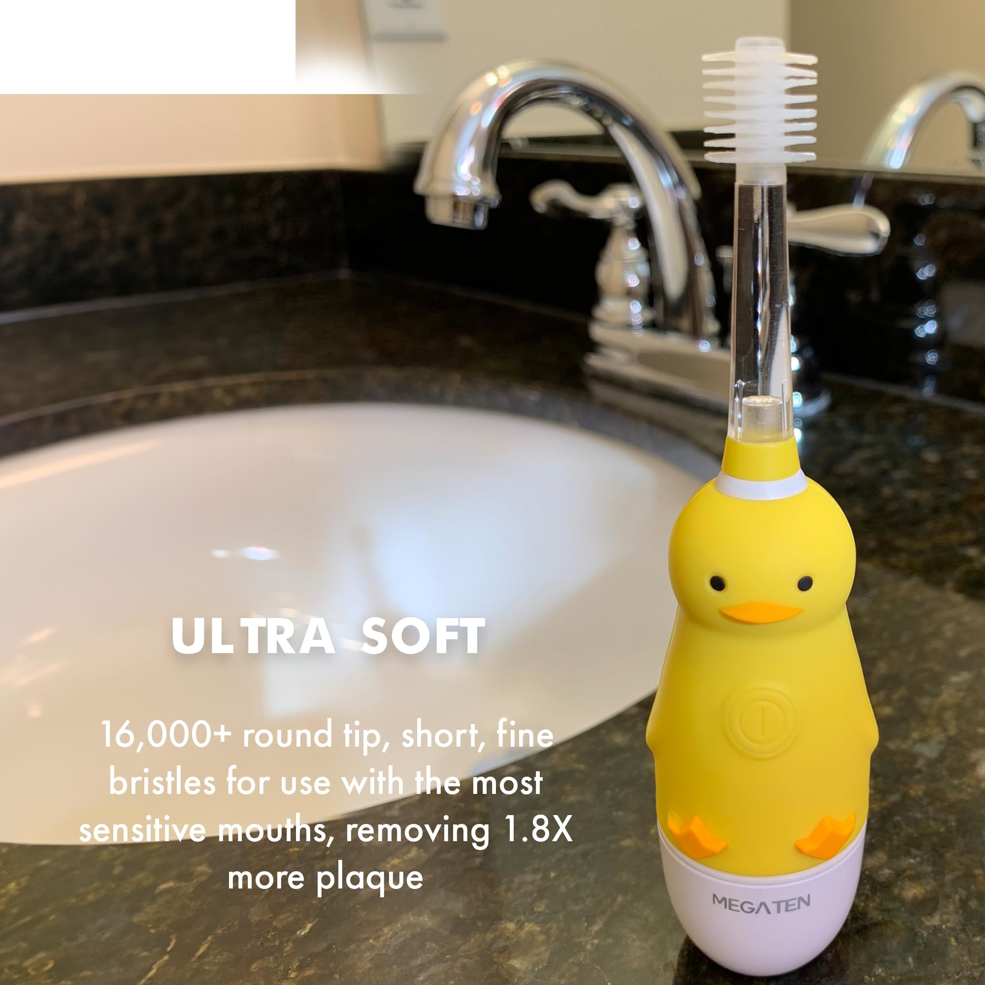 Foto 5 | Cepillo De Dientes Eléctrico Brilliant Oral Care Kids Sonic Duck 3+ - Venta Internacional.