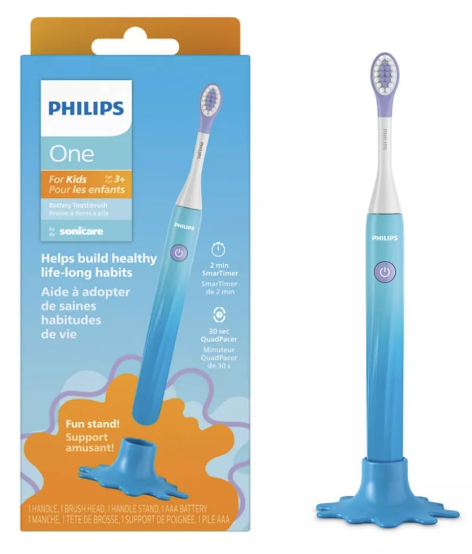 Cepillo De Dientes A Batería Philips One Para Niños Sonicare Blue - Venta Internacional.