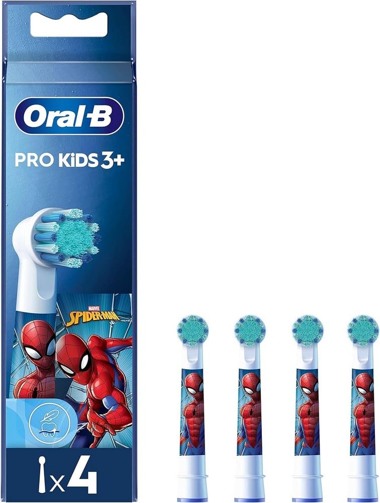 Foto 6 pulgar | Cabezal De Cepillo De Dientes Eléctrico Oral-b Pro Kids Spiderman, Paquete De 4 - Venta Internacional.