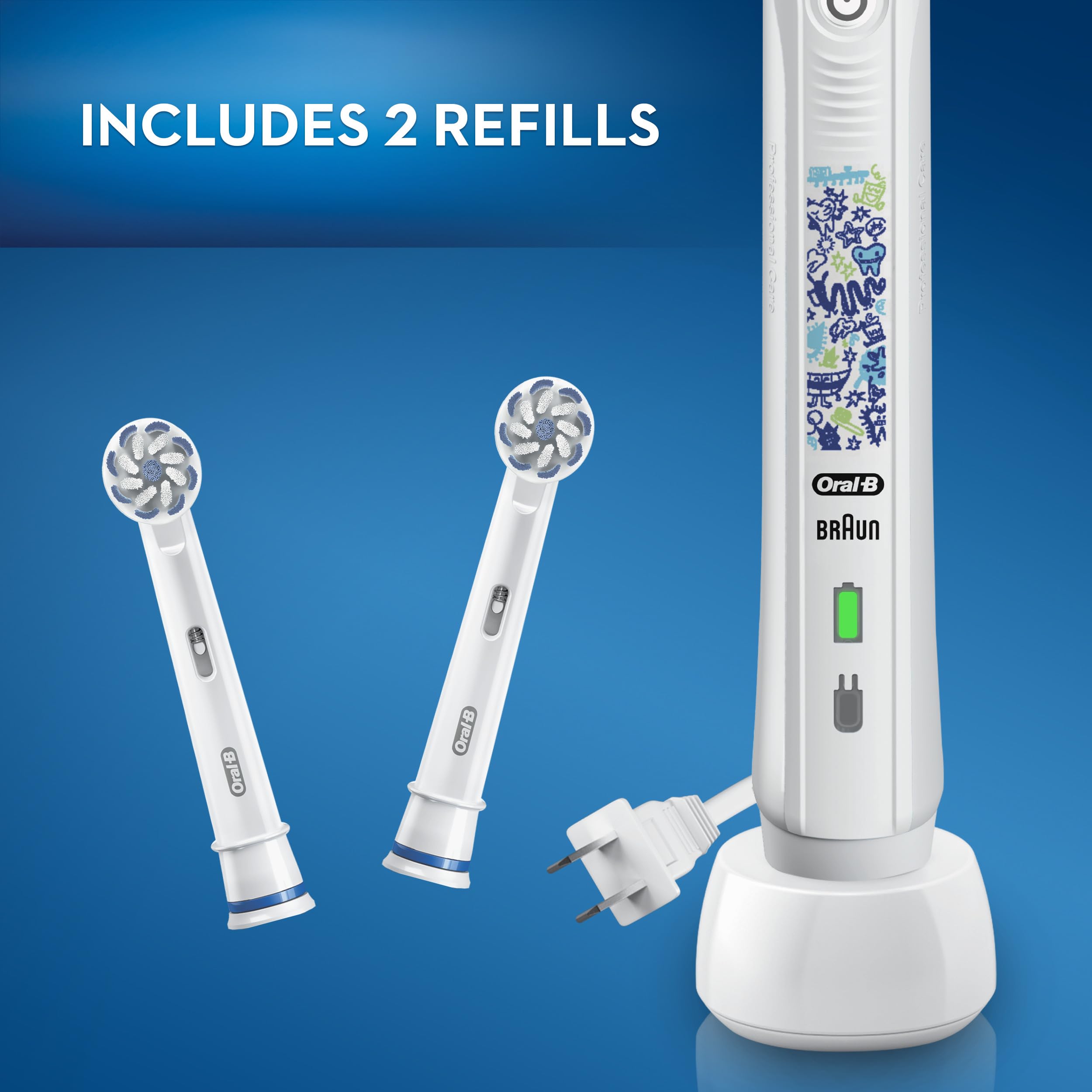 Foto 2 | Cepillo De Dientes Eléctrico Oral-b Kids Con Sensor De Presión Galaxy - Venta Internacional.