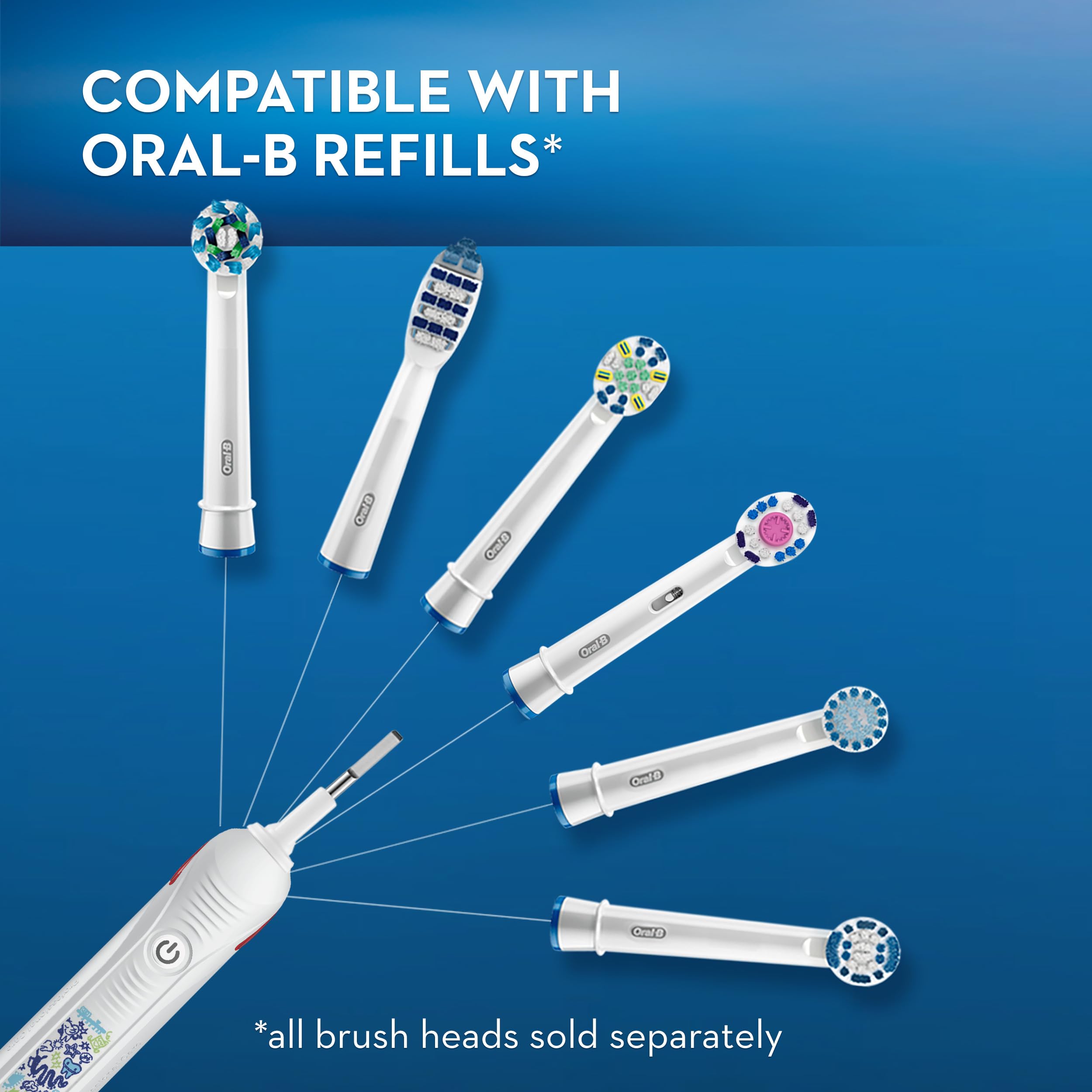 Foto 3 | Cepillo De Dientes Eléctrico Oral-b Kids Con Sensor De Presión Galaxy - Venta Internacional.