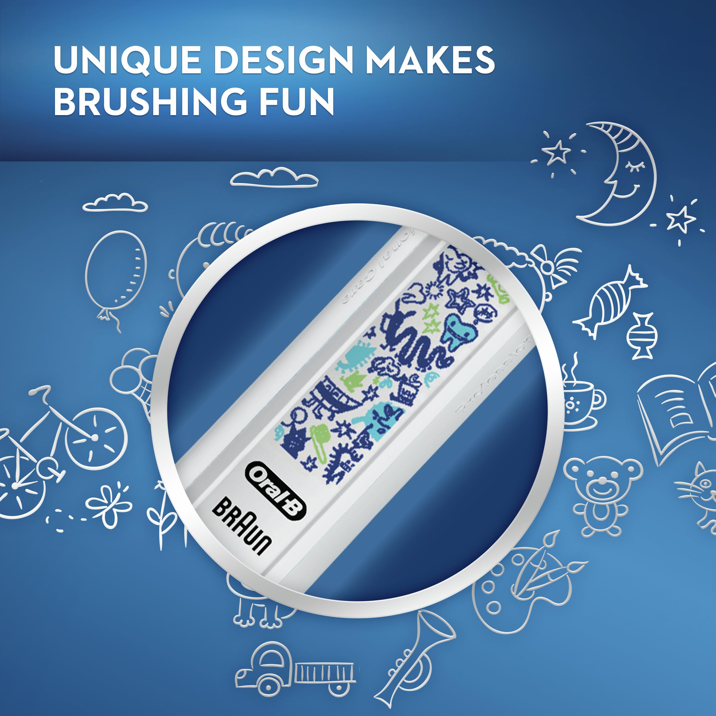 Foto 6 pulgar | Cepillo De Dientes Eléctrico Oral-b Kids Con Sensor De Presión Galaxy - Venta Internacional.