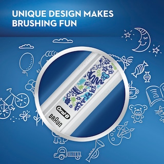 Foto 5 | Cepillo De Dientes Eléctrico Oral-b Kids Con Sensor De Presión Galaxy - Venta Internacional.