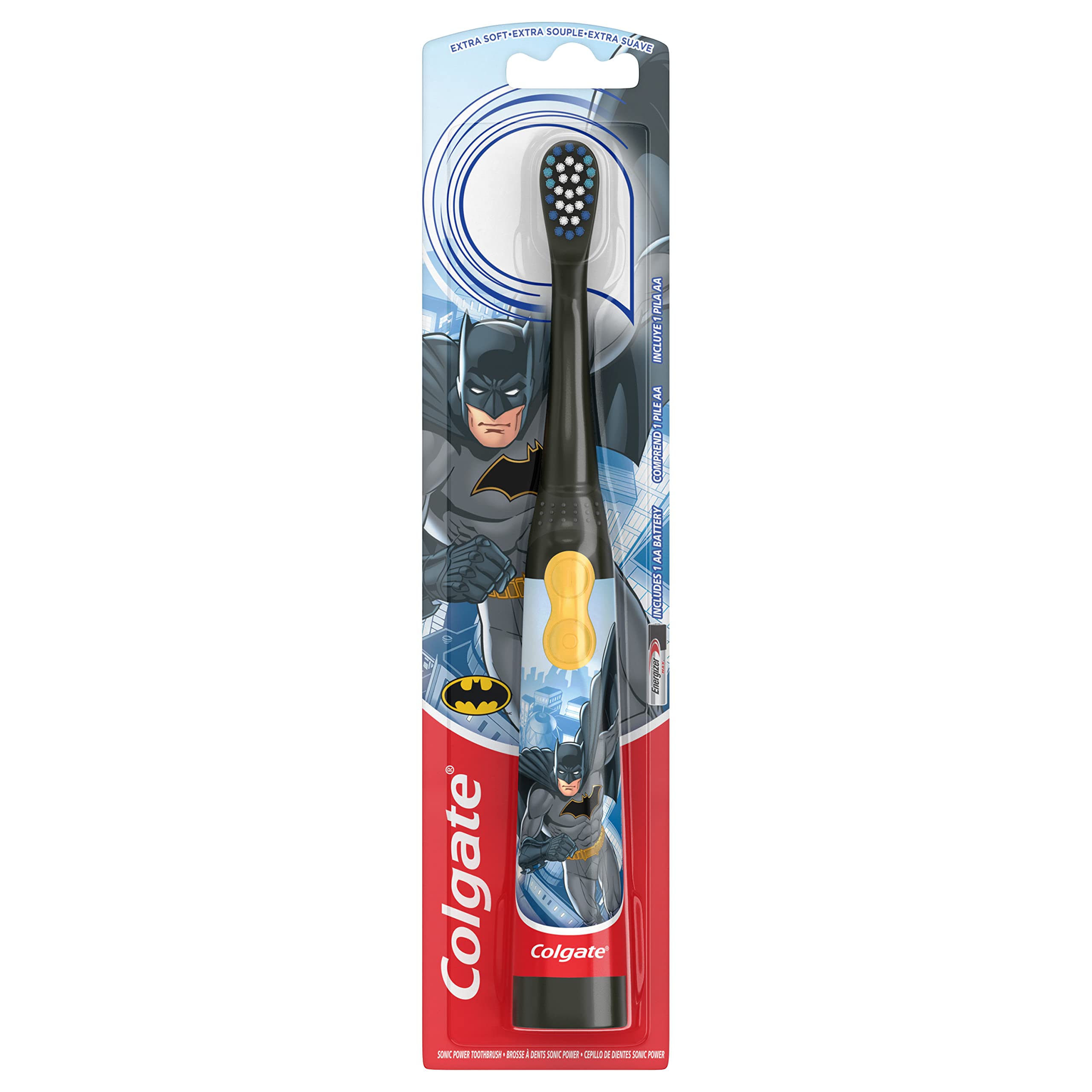 Foto 2 pulgar | Cepillo De Dientes Colgate Kids Batman Con Pilas Extra Suave - Venta Internacional.