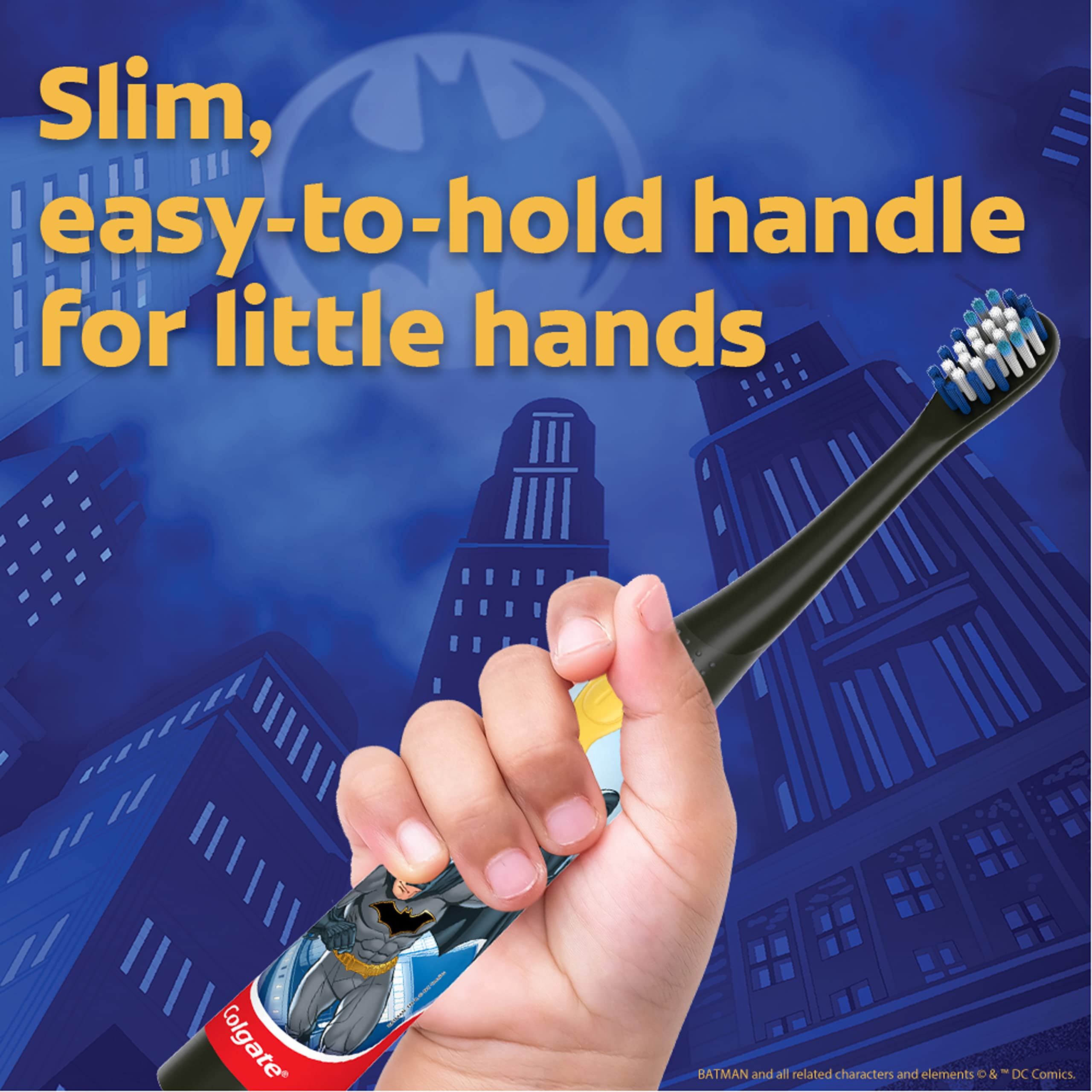 Foto 5 pulgar | Cepillo De Dientes Colgate Kids Batman Con Pilas Extra Suave - Venta Internacional.