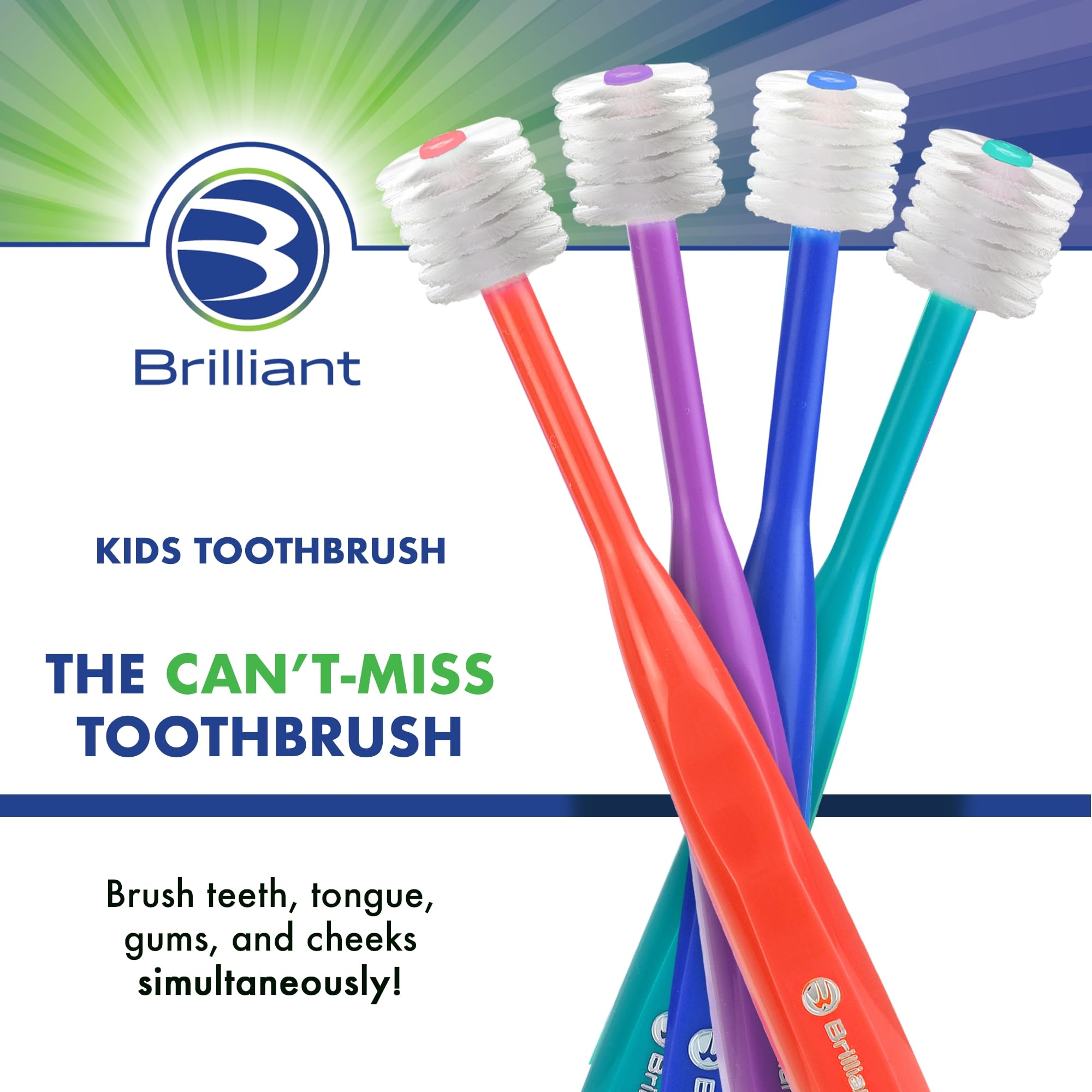 Foto 3 pulgar | Cepillo de Dientes Brilliant 3 Piezas-Venta Internacional