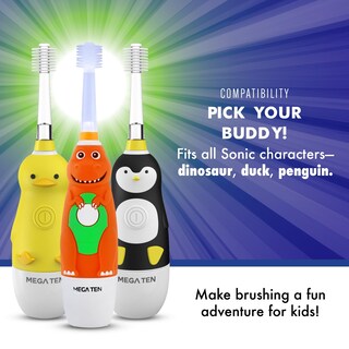 Foto 3 | Cabezal de Repuesto Suave para Cepillo de Dientes Sónico Brilliant Oral Care Kids 2 Piezas - Venta Internacional