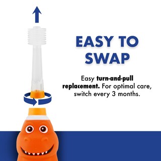 Foto 5 | Cabezal de Repuesto Suave para Cepillo de Dientes Sónico Brilliant Oral Care Kids 2 Piezas - Venta Internacional