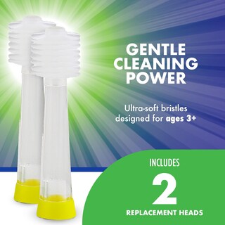 Foto 2 | Cabezal de Repuesto Ultrasuaves para Cepillo de Dientes Sónico Brilliant Oral Care Kids 2 Piezas - Venta Internacional