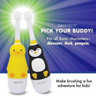 Foto 3 | Cabezal de Repuesto Ultrasuaves para Cepillo de Dientes Sónico Brilliant Oral Care Kids 2 Piezas - Venta Internacional