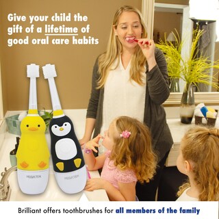 Foto 6 | Cabezal de Repuesto Ultrasuaves para Cepillo de Dientes Sónico Brilliant Oral Care Kids 2 Piezas - Venta Internacional