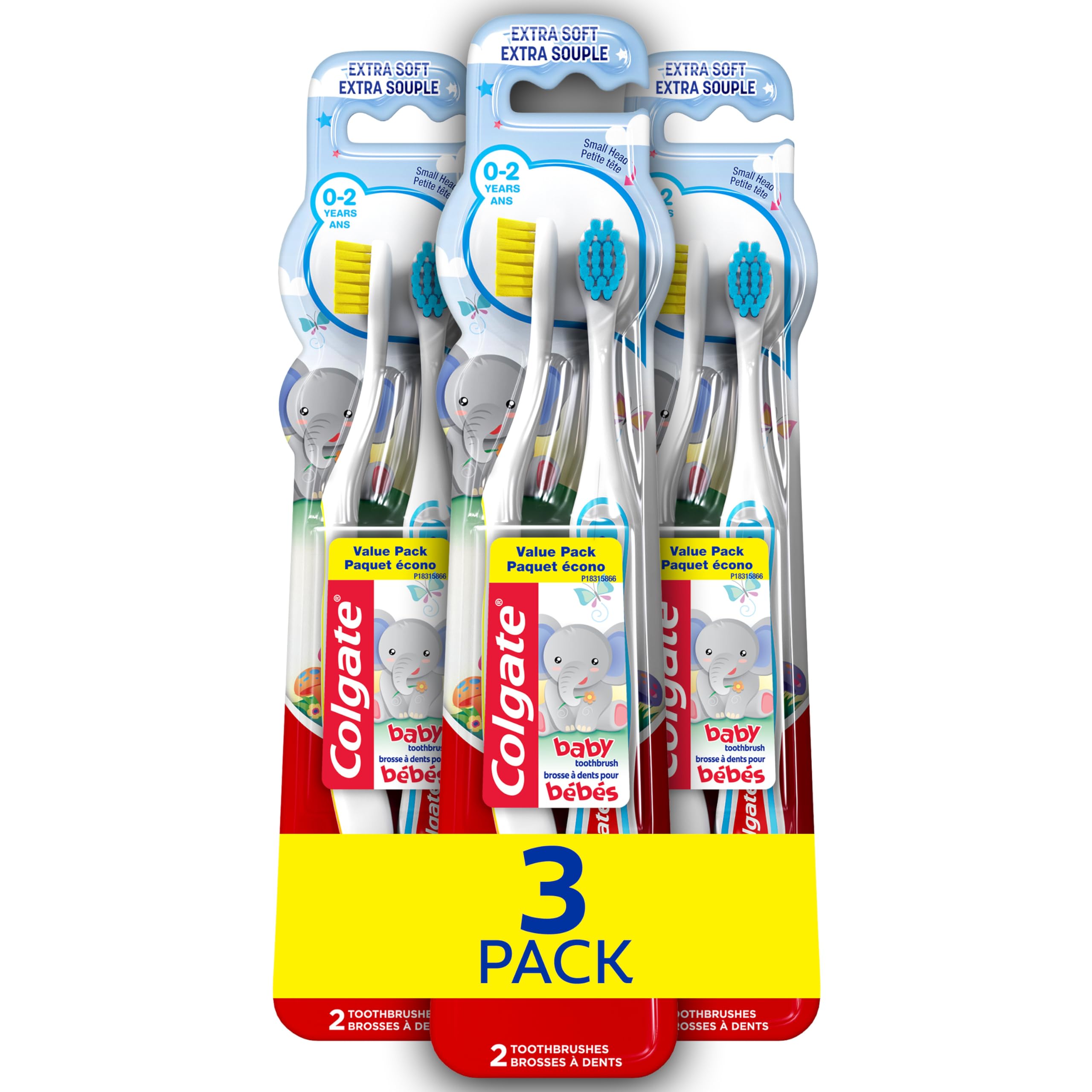 Foto 2 pulgar | Cepillo De Dientes Colgate My First Baby And Toddler  Extra Suave  6 Unidades - Venta Internacional.