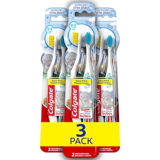 Foto 1 | Cepillo De Dientes Colgate My First Baby And Toddler Extra Suave 6 Unidades - Venta Internacional.