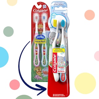 Foto 2 | Cepillo De Dientes Colgate My First Baby And Toddler Extra Suave 6 Unidades - Venta Internacional.