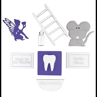 Foto 4 | Nandos El Detalle Perfecto Puerta Mágica Que Abre Para El Ratón De Los Dientes, Morada