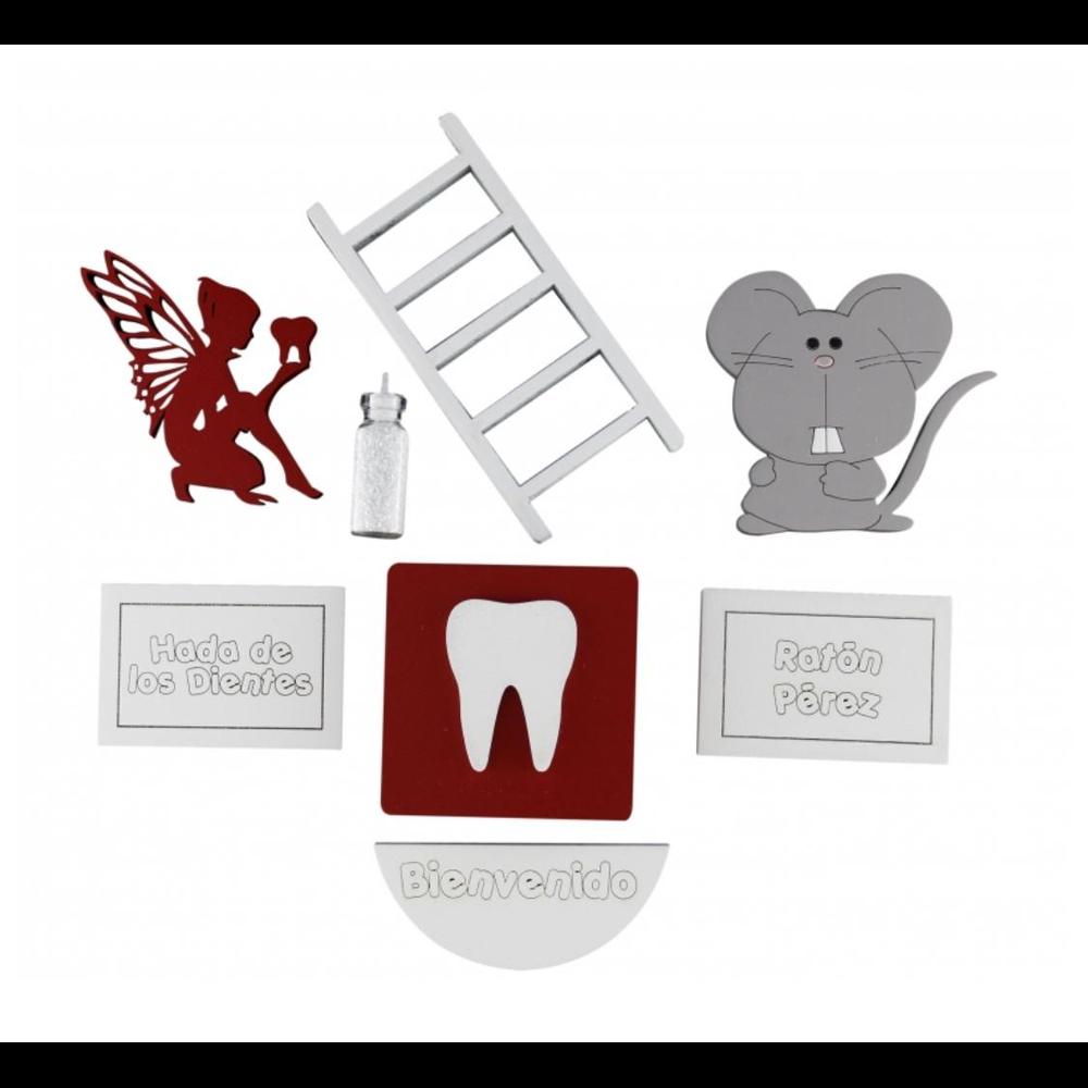 Foto 4 | Nandos El Detalle Perfecto Puerta Mágica Que Abre Para El Ratón De Los Dientes, Roja