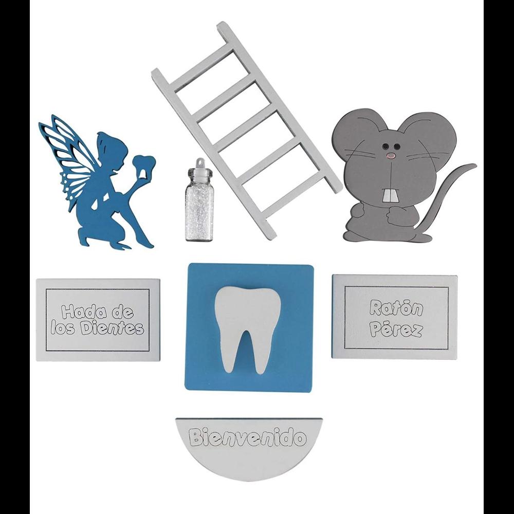 Foto 4 pulgar | Nandos El Detalle Perfecto Puerta Mágica Grande Para El Ratón De Los Dientes, Azul