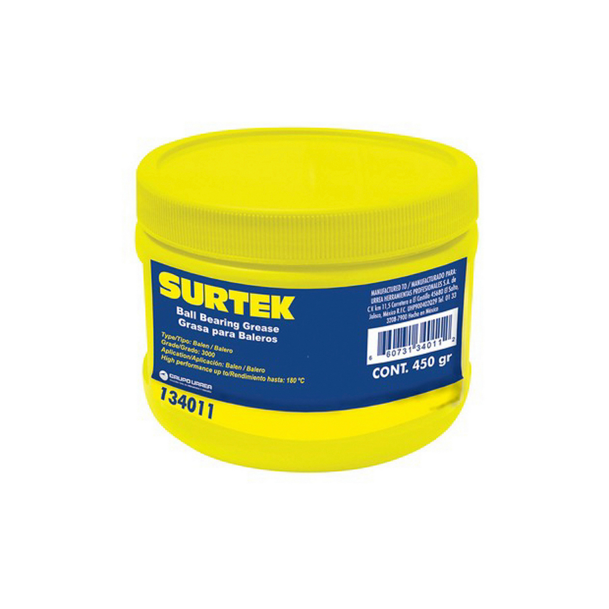 Foto 2 pulgar | Grasa Lubricante para Baleros Surtek U1 134011 450 g