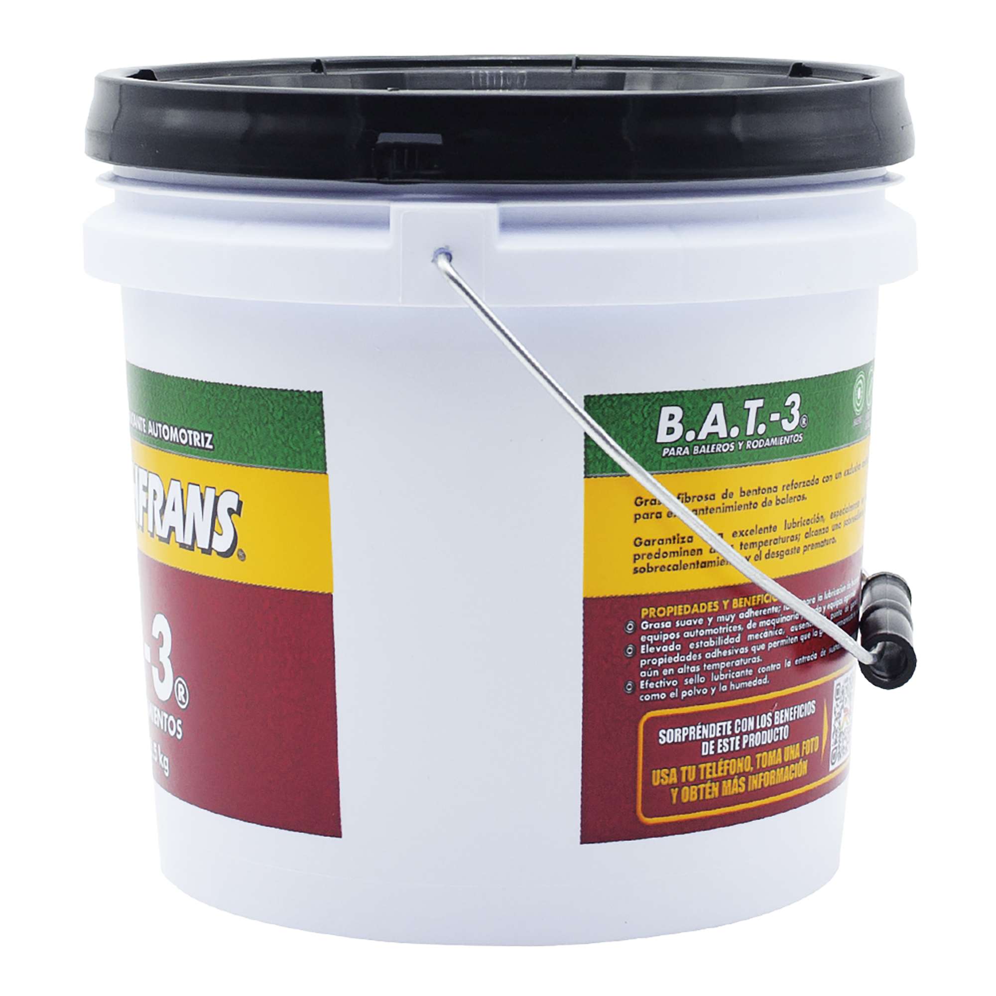 Foto 4 pulgar | Grasa Lubricante Roshfrans Bat 3 Baleros Automotrices 3.5 Kg