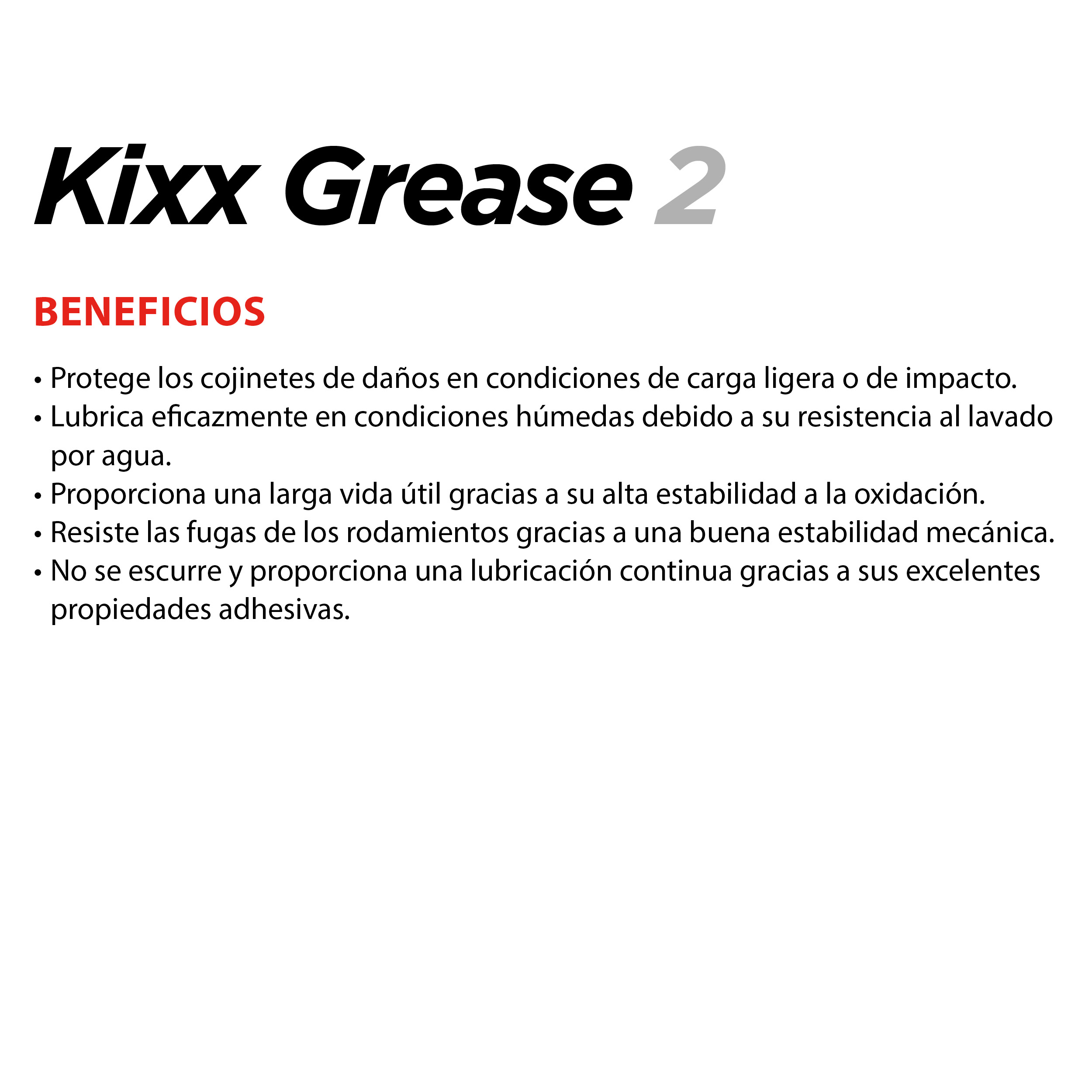 Foto 4 pulgar | Grasa De Litio Kixx Grease 2, 0.5k